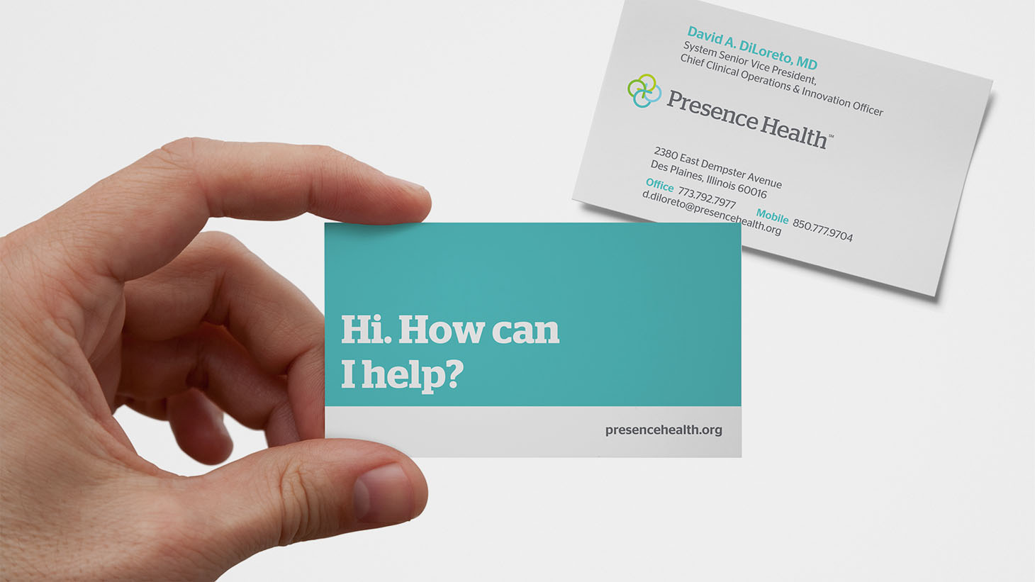 Presence Health Business Card