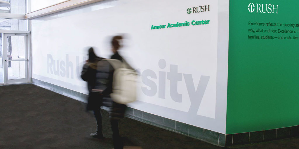 Rush University inside the academic center